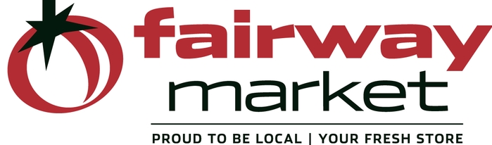 Fairway market. Proud to be local. Your fresh store logo.
