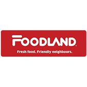 Foodland. Fresh food. Friendly neighbours Logo