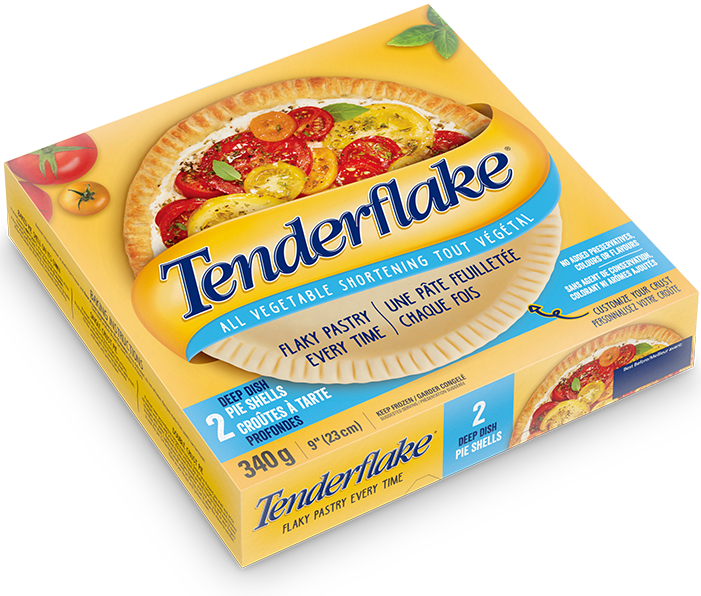 CROÛTE À TARTE PROFONDE TENDERFLAKE AVEC SHORTENING VÉGÉTAL