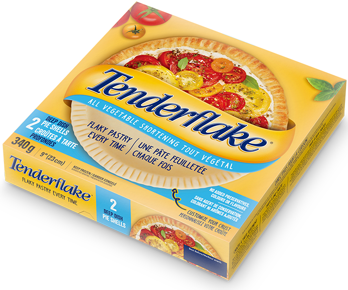 Tenderflake Deep Dish Pie Shell All Vegetable Shortening 