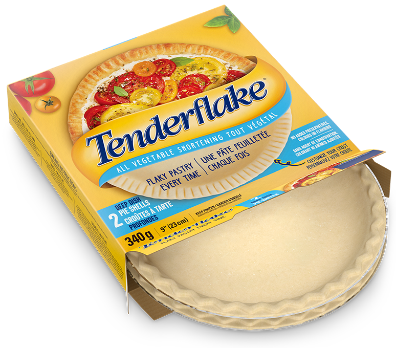 Tenderflake Deep Dish Pie Shell All Vegetable Shortening with Product