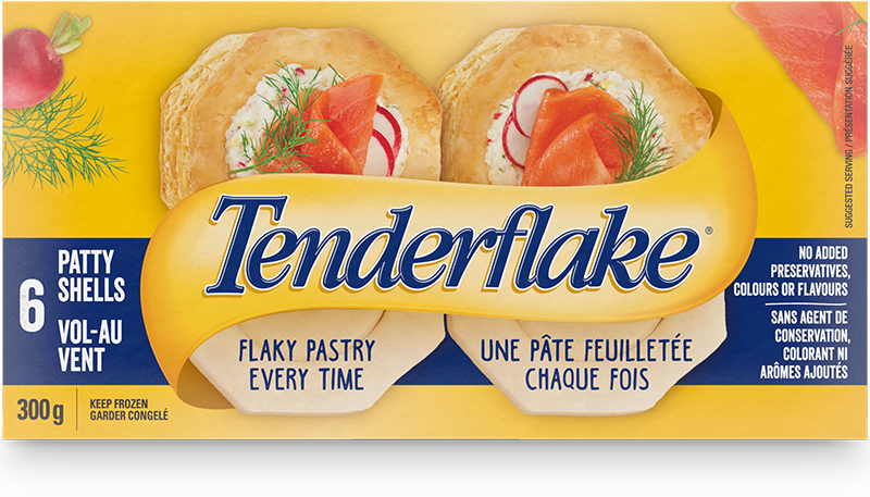 Tenderflake Patty Shells Packaging