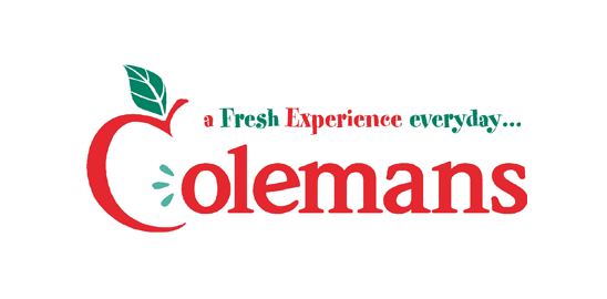 Colemans. a Fresh Experience everyday logo...