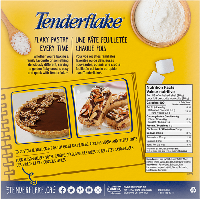 Pie Shells Tenderflake Canada