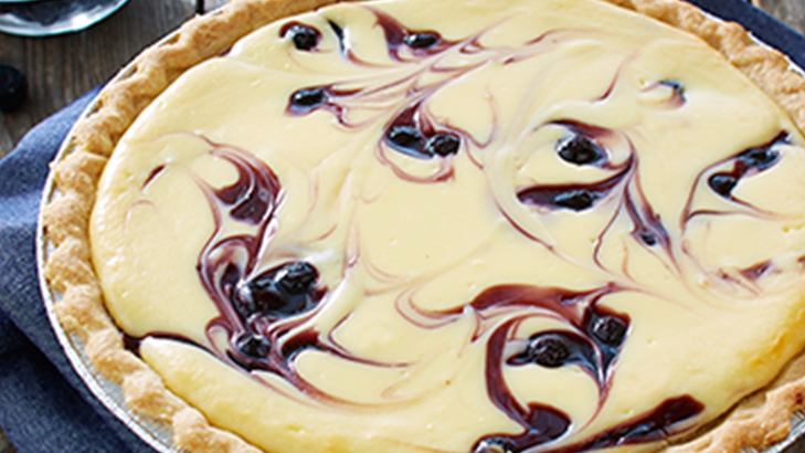 Blueberry Cheesecake Pie