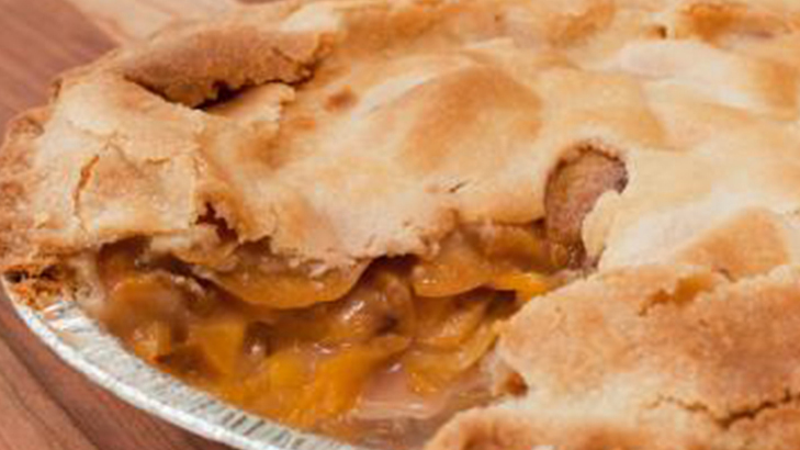 Caramel Peach Pie