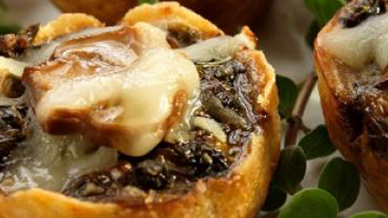 Mushroom And Cheese Tartlets