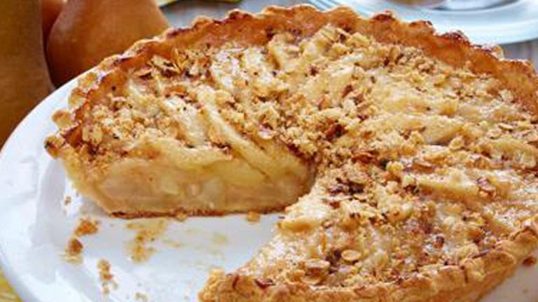 Pear Crumble Pie