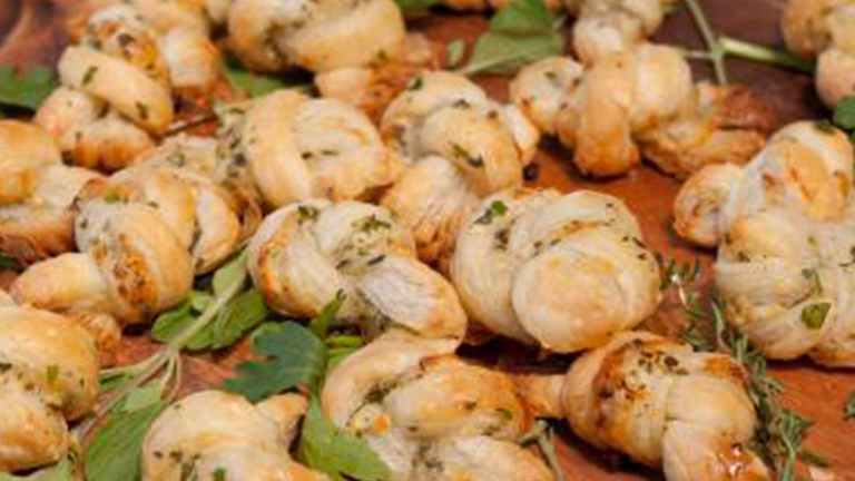 Puff Pastry Herb and Garlic Knots