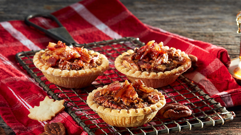 Maple Pecan Bacon Tarts