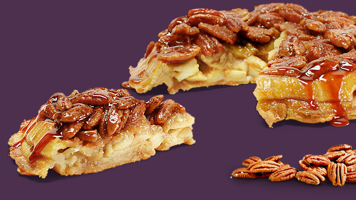 UPSIDE DOWN APPLE PECAN PIE