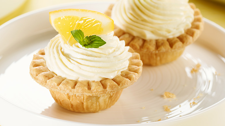 Mascarpone Lemon Cream Tarts