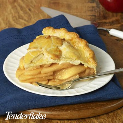 Sky High Apple Pie made with Tenderflake product
