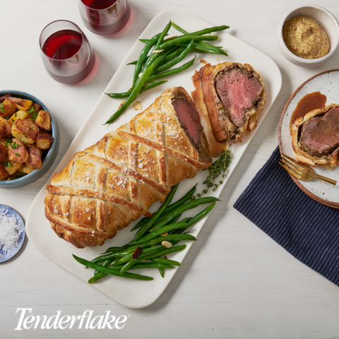 Beef Wellington made with Tenderflake product