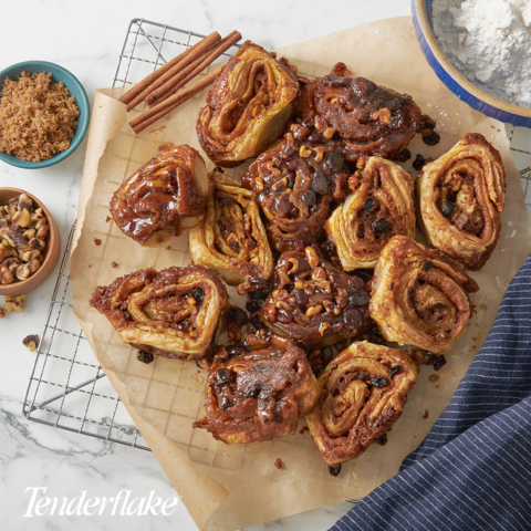 Cinnamon Rolls made with Tenderflake product
